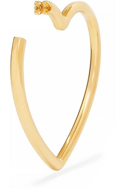 Shop Balenciaga Gold-tone Earring