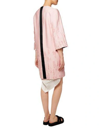 Shop Amanda Wakeley Full-length Jacket In Pink