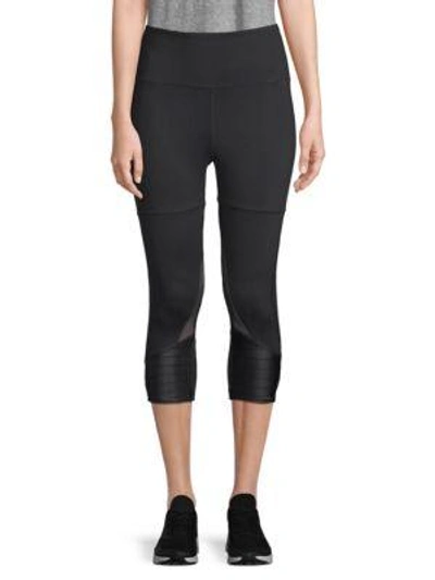 Shop Electric Yoga Biker Chick Capri Leggings In Heather Grey