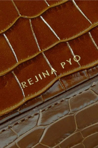 Shop Rejina Pyo Olivia Croc-effect Leather Tote
