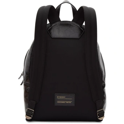 Shop Givenchy Black Vintage 4g Backpack In 001 Black