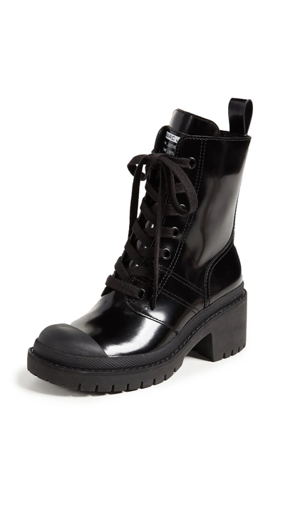 Shop Marc Jacobs Bristol Laced Up Boots In Black