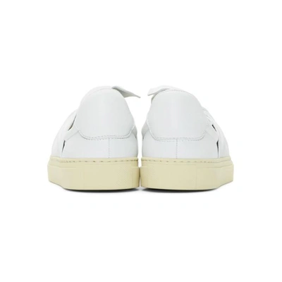 Shop Ports 1961 White Bow Sneakers In 110 White