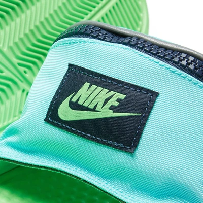 Shop Nike Benassi Jdi Fanny Pack In Green