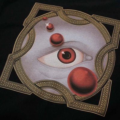 Shop Dries Van Noten All Seeing Eye Crew Sweat In Black