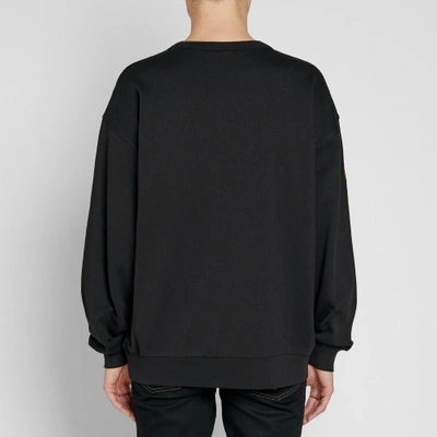 Shop Dries Van Noten All Seeing Eye Crew Sweat In Black