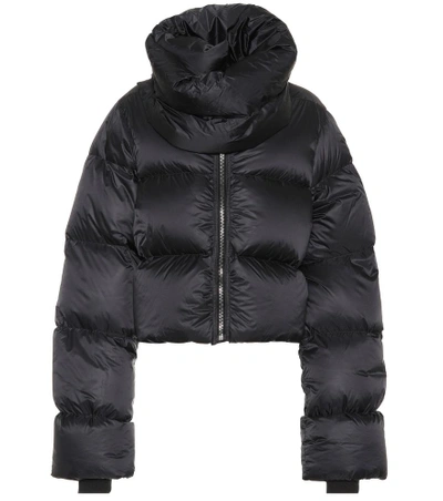 Shop Rick Owens Funnel-neck Puffer Coat In Black