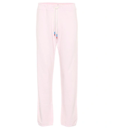 Shop Tory Sport Cotton And Cashmere Trackpants In Pink