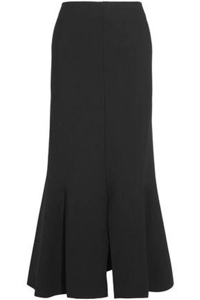 Shop Stella Mccartney Stretch-knit Maxi Skirt In Black