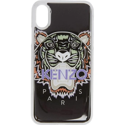 Shop Kenzo Black 3d Tiger Iphone X Case In 99 Black