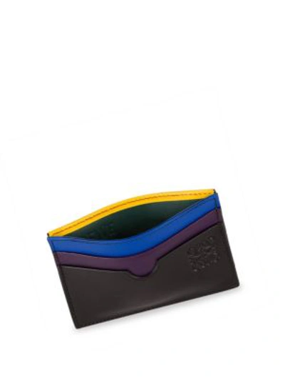 Shop Loewe Rainbow Card Holder In Multicolor