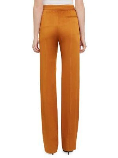 Shop Haider Ackermann Straight-leg Trousers In Kuiper Shiny Copper