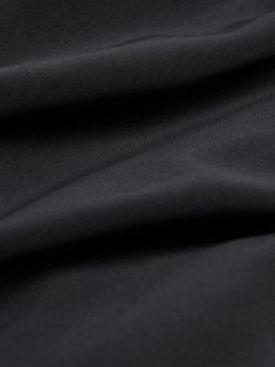 Shop Laundry By Shelli Segal Ruffle-sleeve Maxi Dress In Black