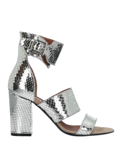Shop Paris Texas Sandals In Platinum