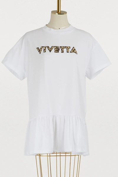 Shop Vivetta Leopard Print T-shirt In 1