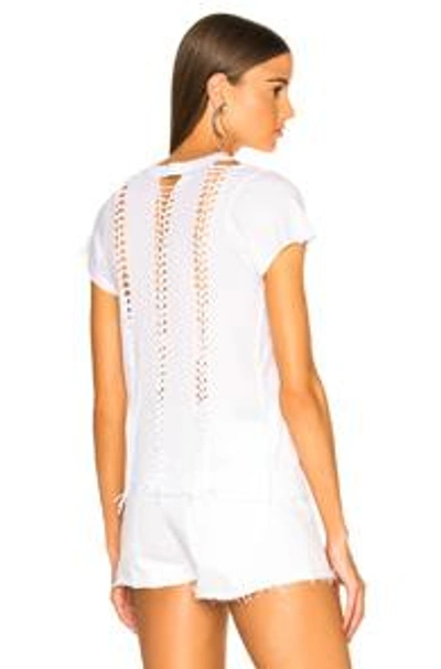 Shop Icons Braid Back Short Sleeve Tee In White