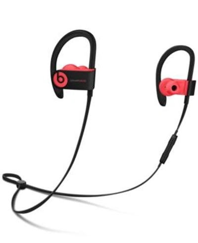 Shop Beats By Dr. Dre Powerbeats 3 Wireless Earbuds Black & Red In Black With Red