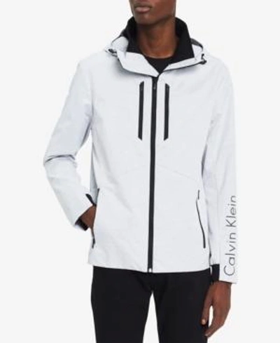 Shop Calvin Klein Men's Zip-front Jacket In White