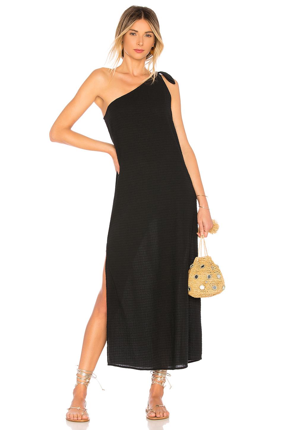 mara hoffman one shoulder dress