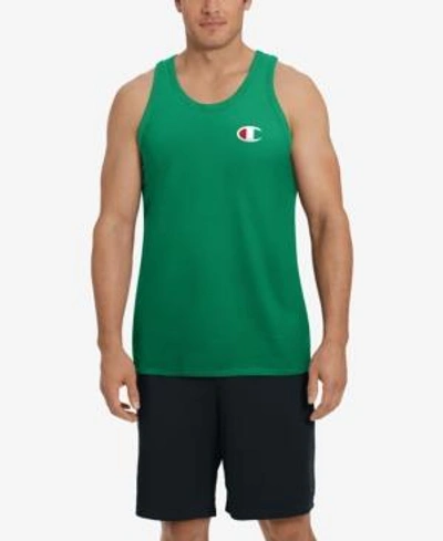 Champion Men's Tank Top - Green - L