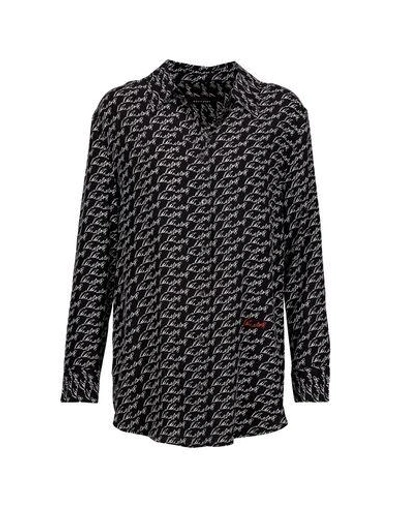 Shop Kate Moss Equipment Patterned Shirts & Blouses In Black