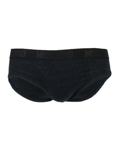 Shop Moschino Brief In Black