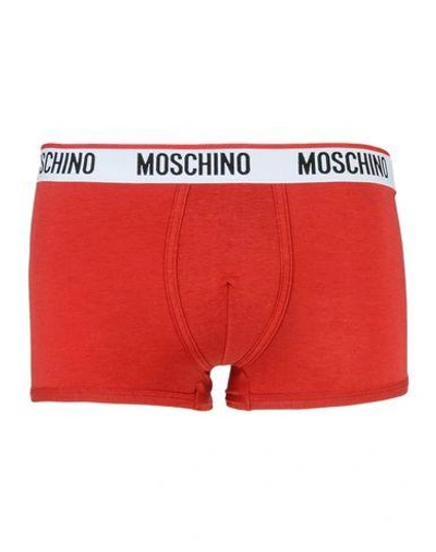 Shop Moschino Boxer In Red