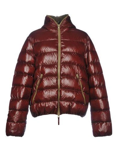 Shop Duvetica Down Jackets In Cocoa