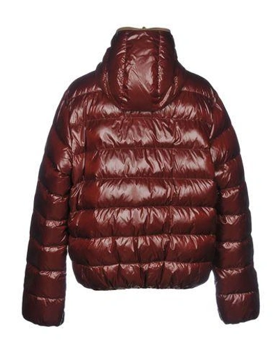 Shop Duvetica Down Jackets In Cocoa