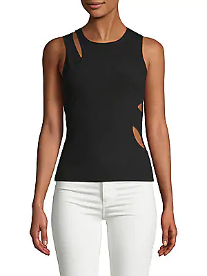 helmut lang cutout top