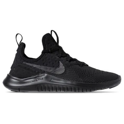 Shop Nike Women's Free Tr 8 Training Shoes In Black/black/black