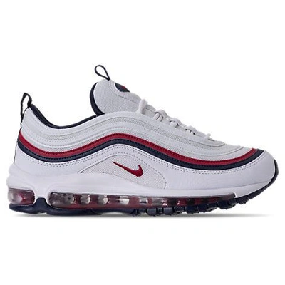 Shop Nike Women's Air Max 97 Casual Shoes, White/red