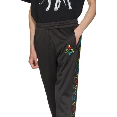 Shop Marcelo Burlon County Of Milan Black Kappa Edition Lounge Pants