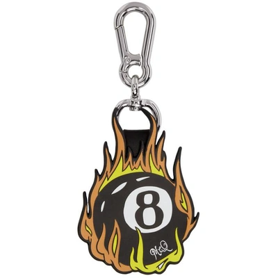 Shop Mcq By Alexander Mcqueen Mcq Alexander Mcqueen Black 8-ball Keychain