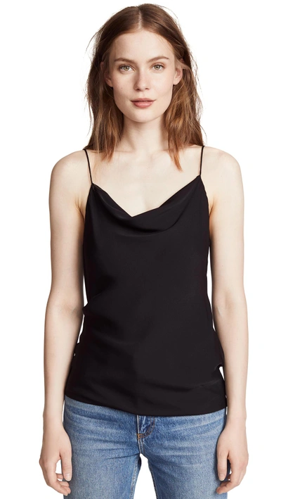 Shop Theory Evening Slip Cowl Cami In Black