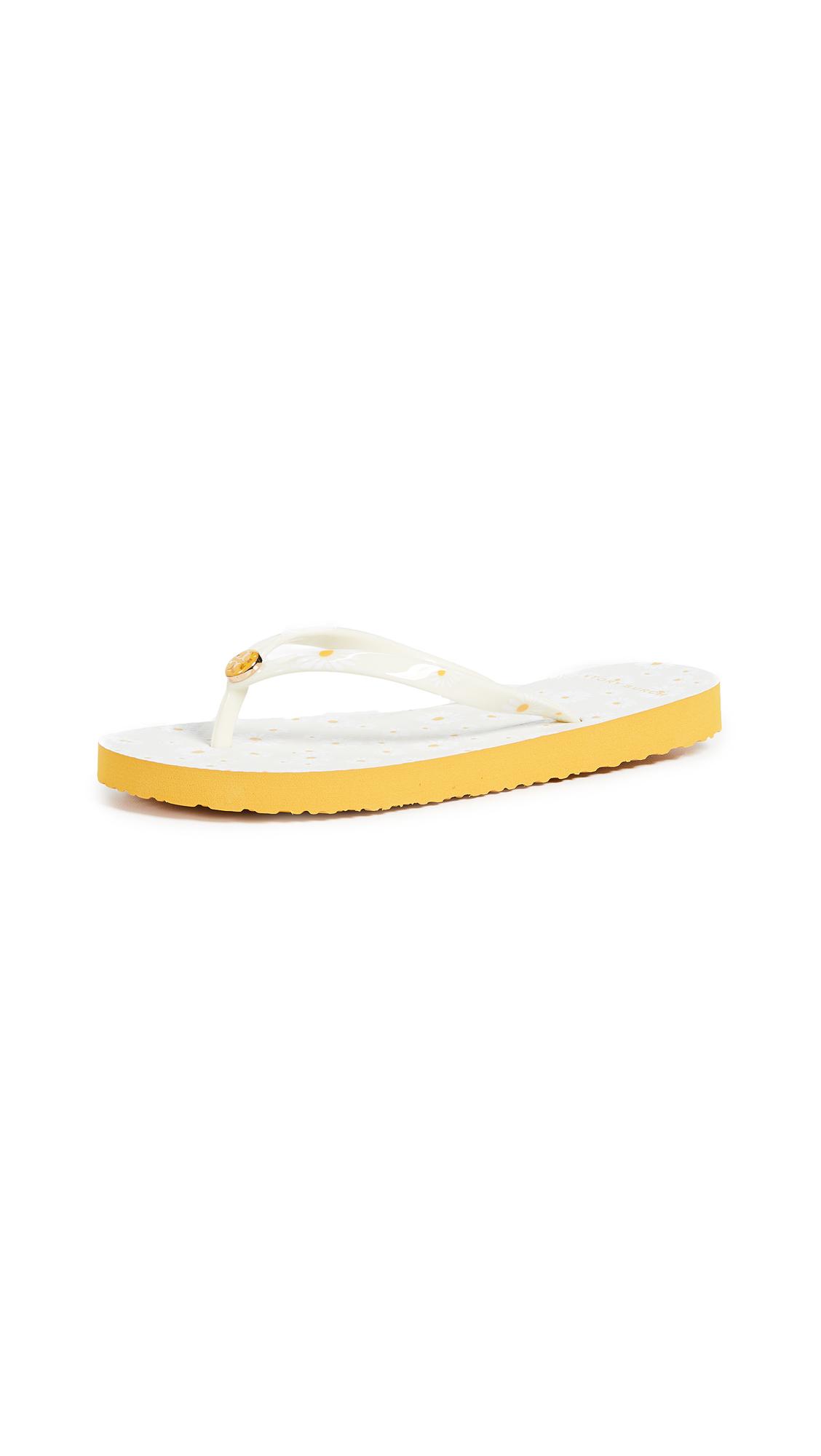 tory burch daisy flip flops