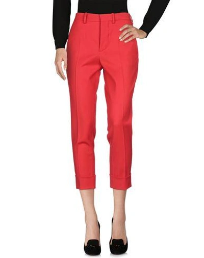 Shop Marni Casual Pants In Red