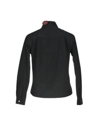 Shop Jimi Roos Solid Color Shirts & Blouses In Black