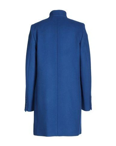 Shop Stella Mccartney Coats In Azure