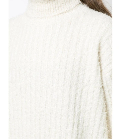 Shop Givenchy Cream Turtle Neck Sweater Dress