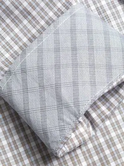 Shop English Laundry Plaid Cotton Dress Shirt In Grey Navy