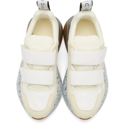 Shop Stella Mccartney White Eclypse Sneakers In 9026 T.w/ma