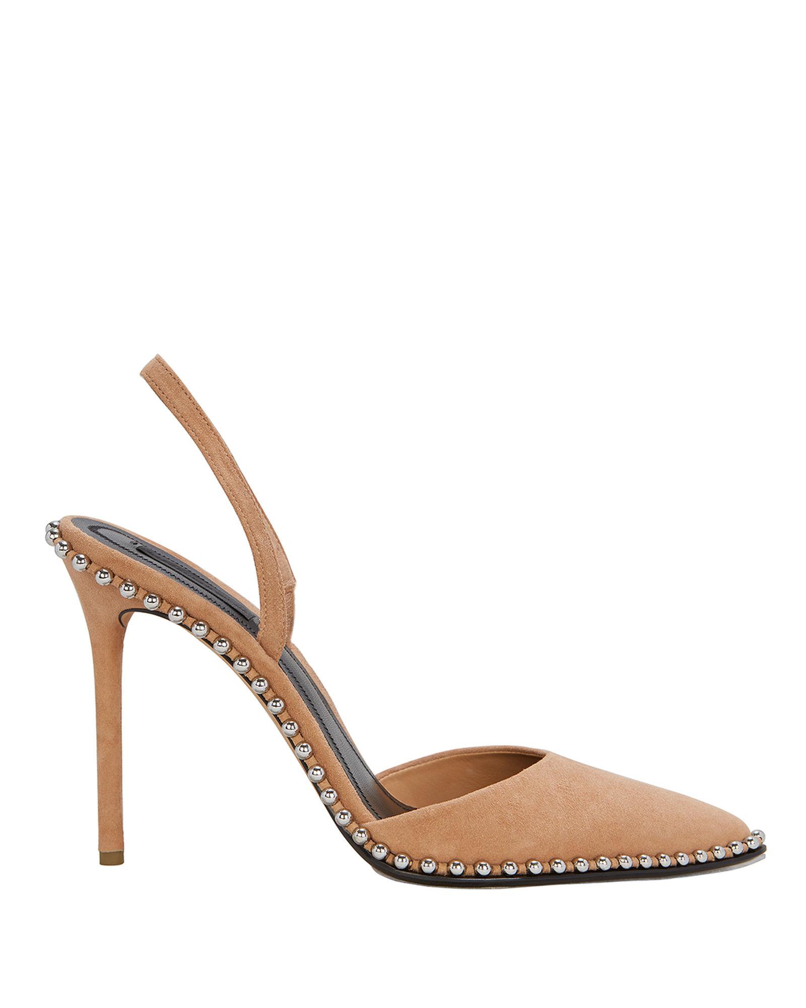 alexander wang rina studded slingback pumps