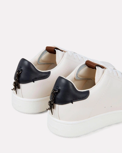 Shop Coach Platform Lace-up Leather Sneakers