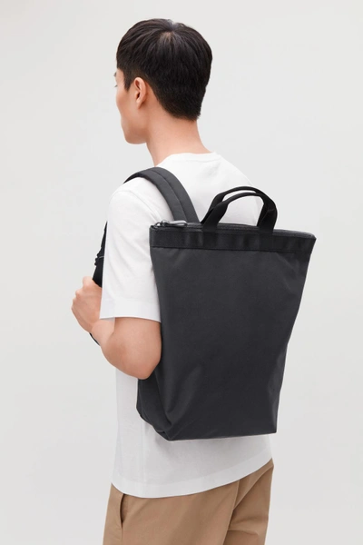 Cos Tote Backpack In Black | ModeSens