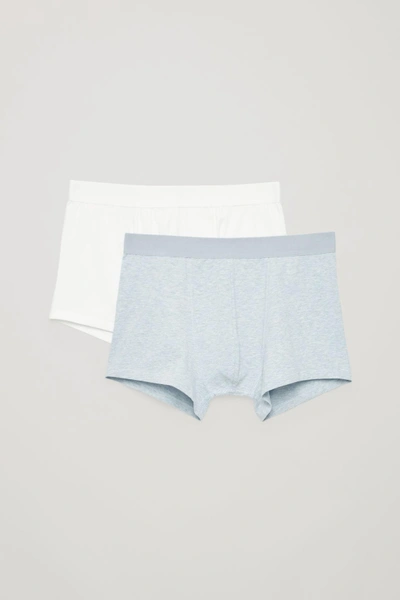 Shop Cos 2-pack Jersey Boxer Briefs In White