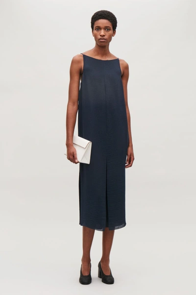 Cos sleeveless dress with slits hot sale