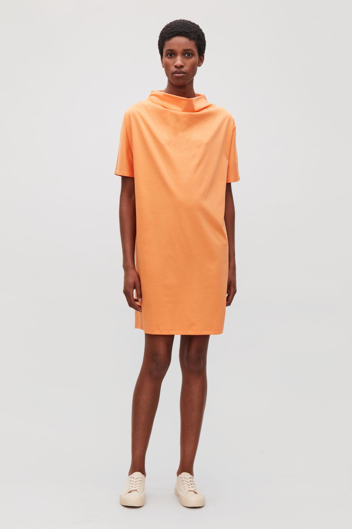 cos dress orange