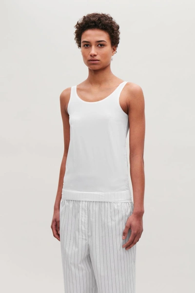 Shop Cos Seamless Vest Top In White