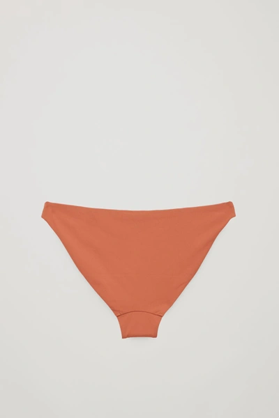 Shop Cos Slim Bikini Bottom In Orange